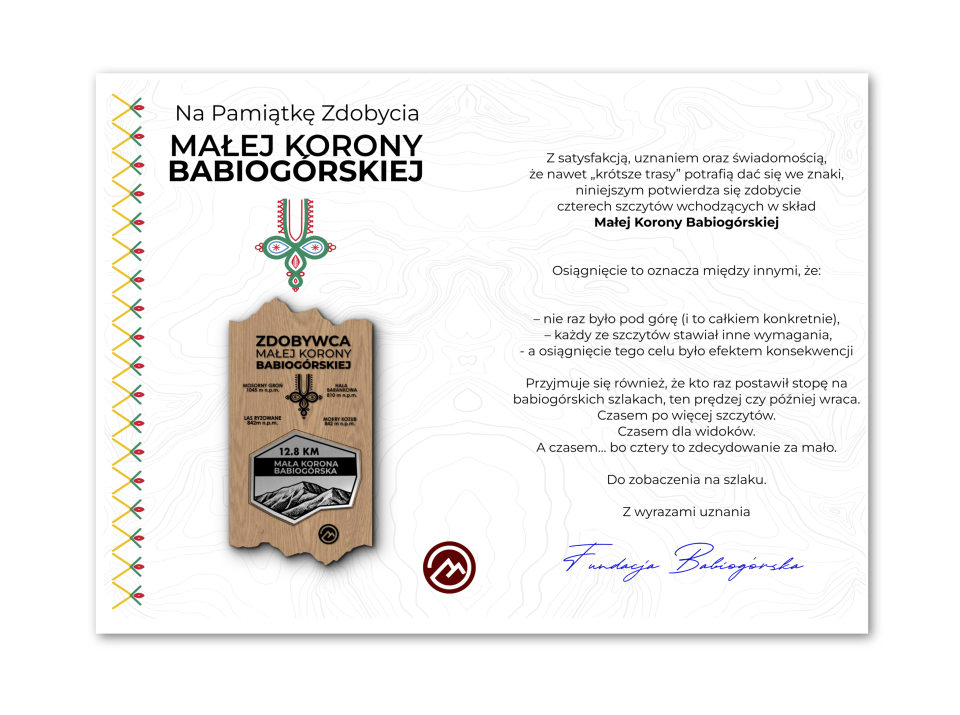 Pakiet Rodzinny Mały (3 osoby) - Zdobywca Małej Korony Babiogórskiej
